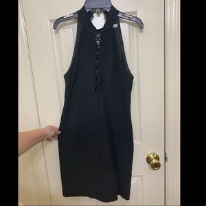 Black cocktail dress
